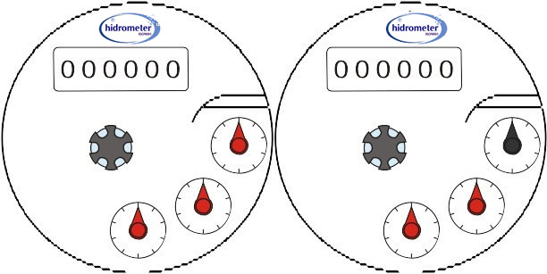 Woltman vertical installation type water meter