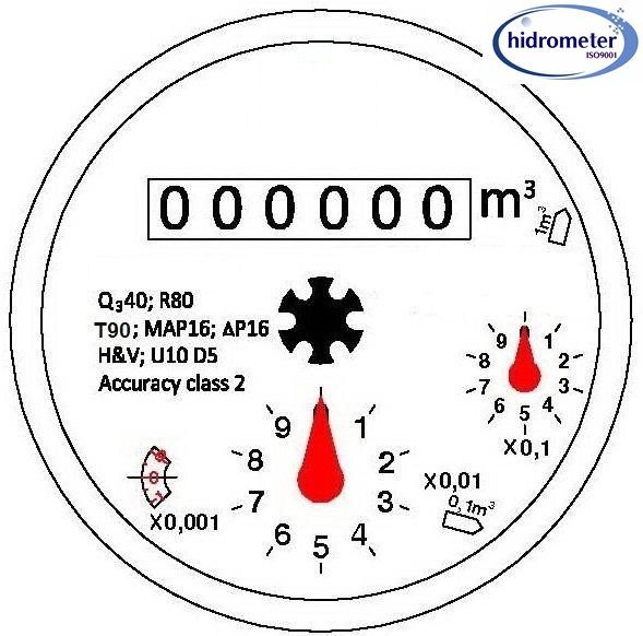 cheap Woltman meter with copper can register suppliers