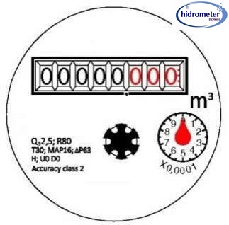 Multi Jet Dry-G Type Water Meter  price