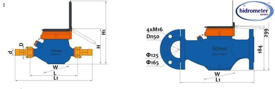 buy  Multi Jet Liquid Filled (Semi Dry) Type Water Meter  manufacturer